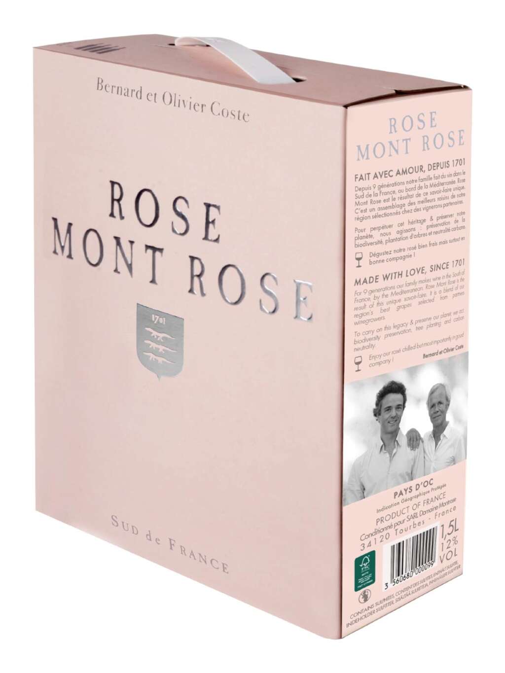 Domaine Montrose Rosè 1,5 L Bag in Box