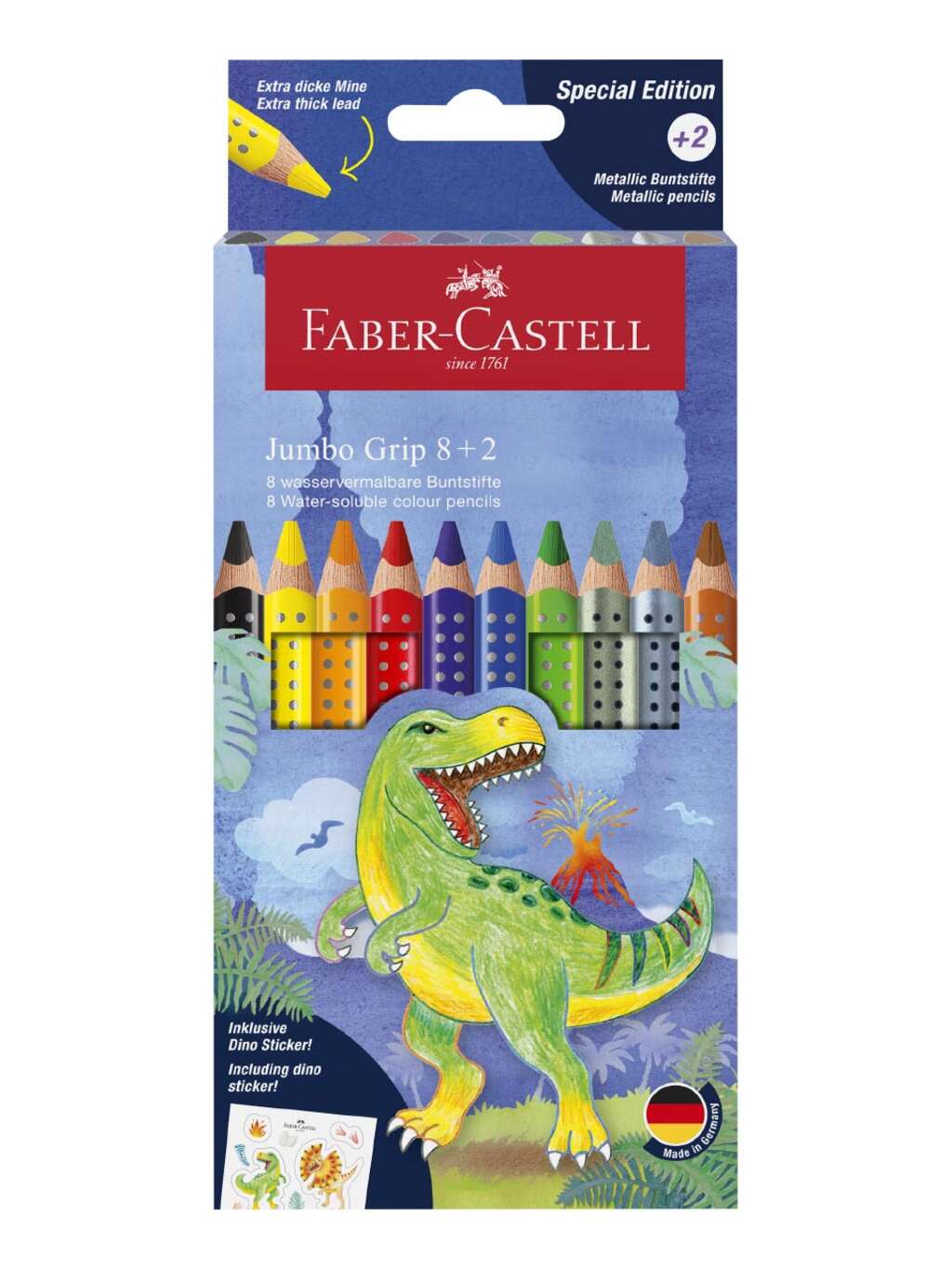 Faber-Castell jumbo dinosaur utgave