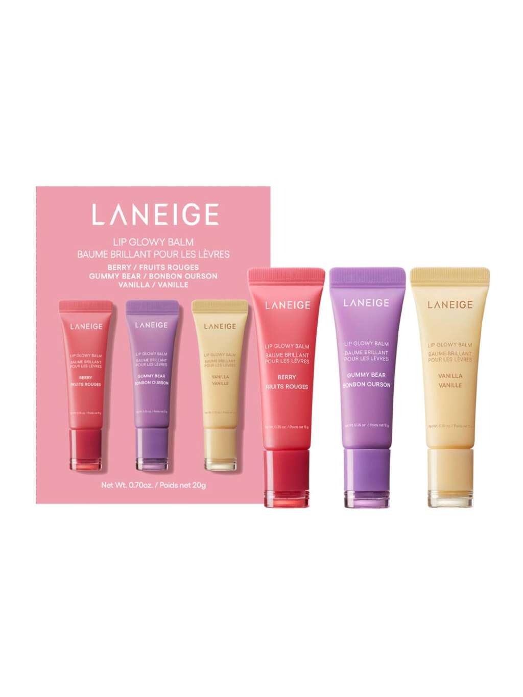 Laneige Lip Glowy Balm Set