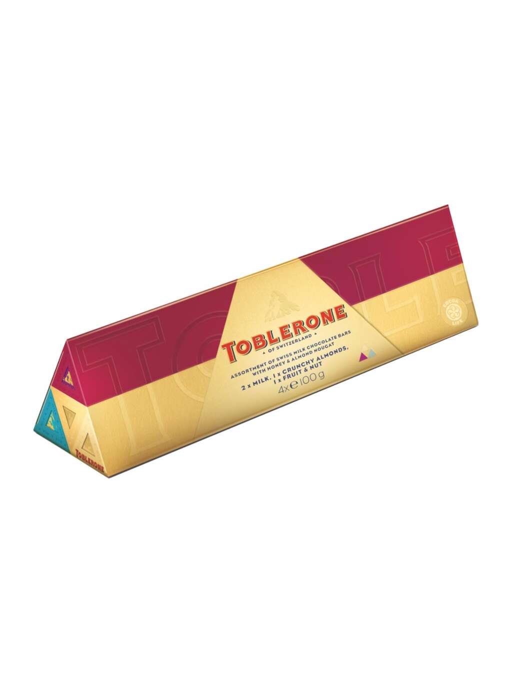 Toblerone Bundle Fruit Collection 4 x 100g