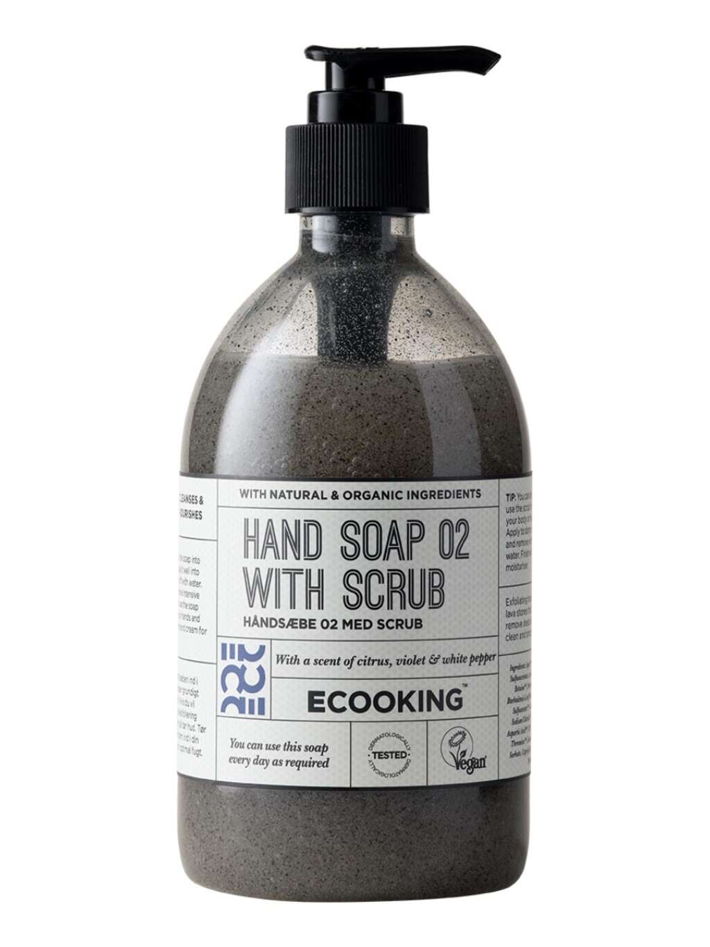 Ecooking Skin Care Body Hand Wash with Scrub 500 ml