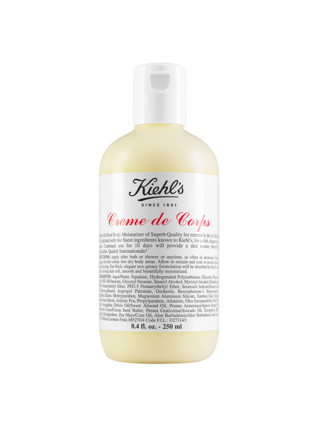 Kiehl's Creme de Corps Light-Weight Body Lotion