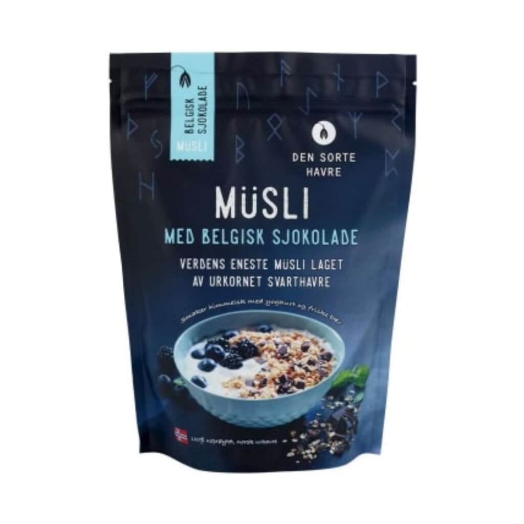 Musli m/Belgisk Sjokolade 400g Dsh