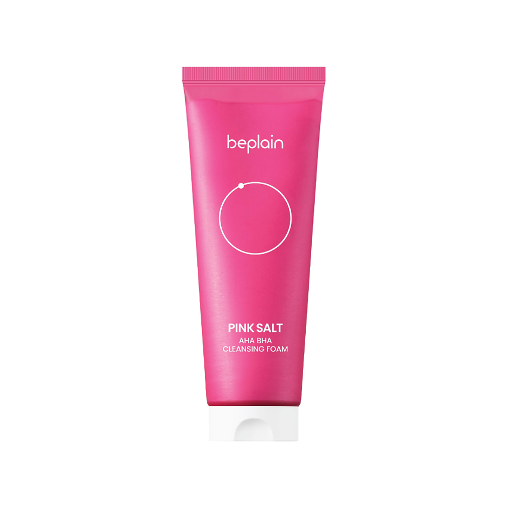 Beplain Skin Care Pink Salt AHA BHA Cleansing Foam