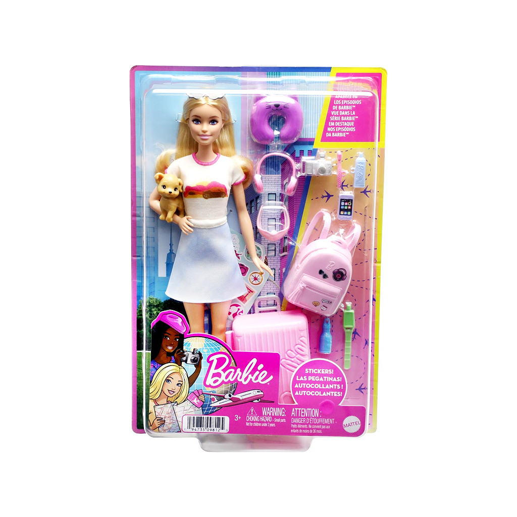 Barbie Malibu travel doll