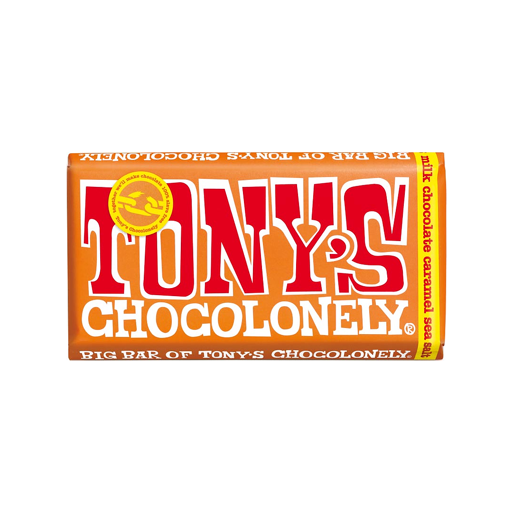 Tony's Chocolonely Milk Caramel Sea Salt 32%