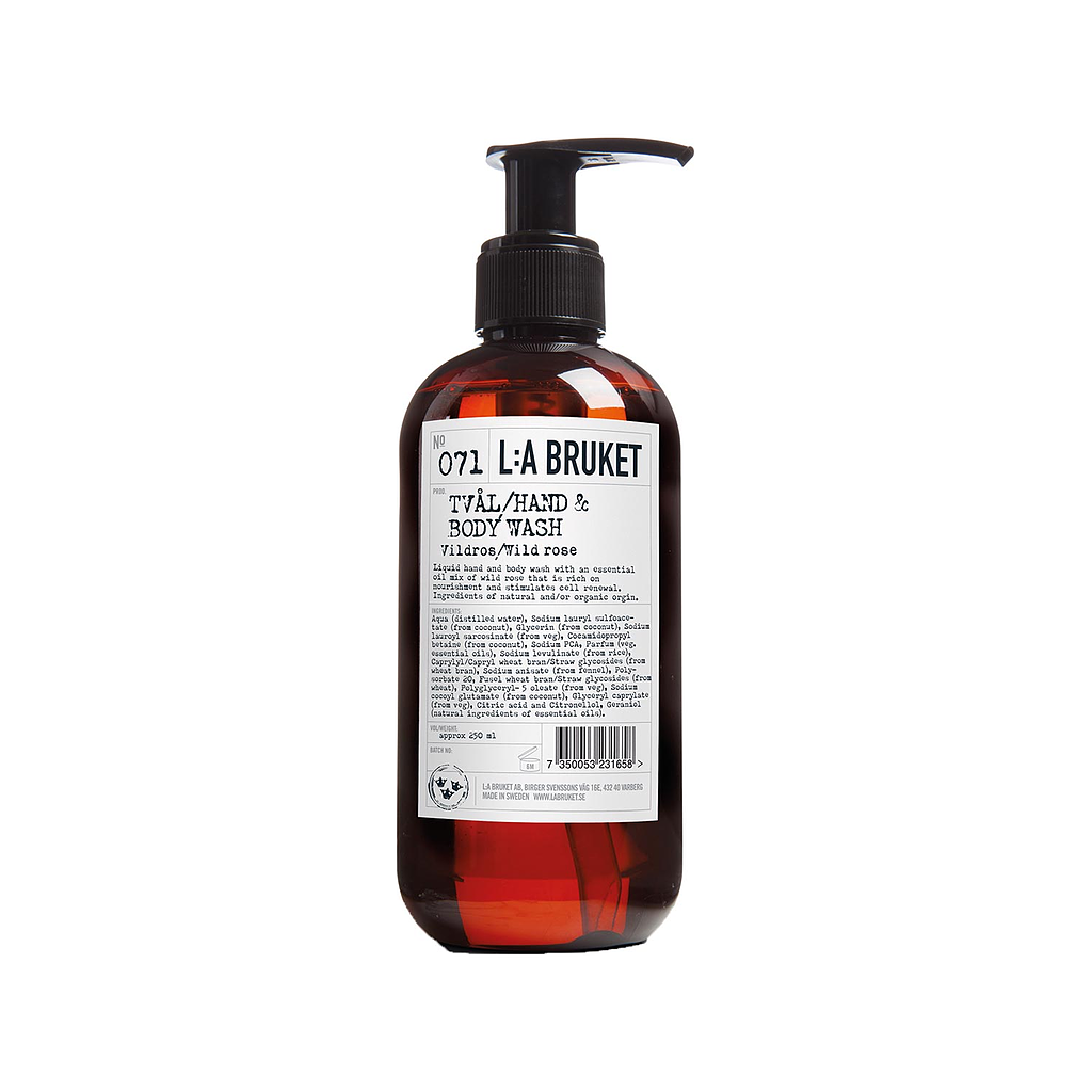 L:A BRUKET 071 Liqiud Soap Wild Rose