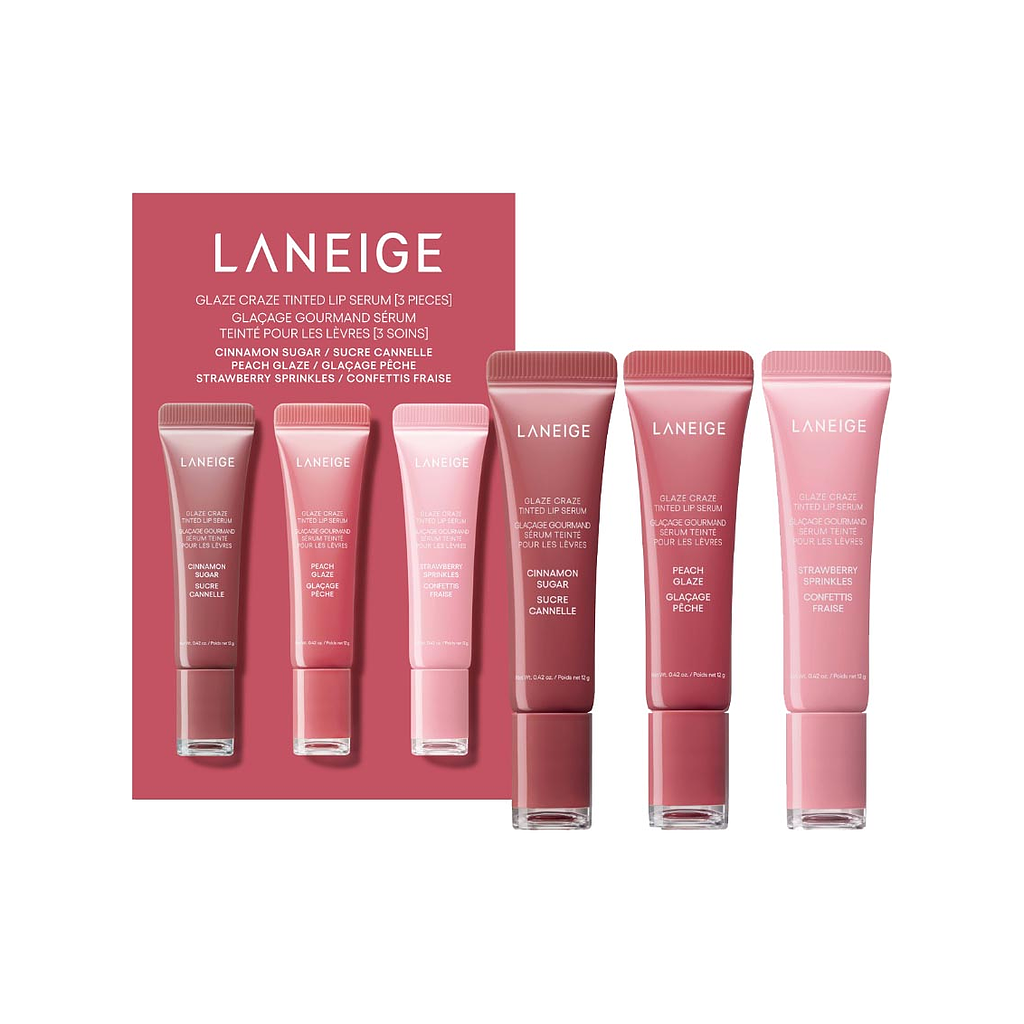 Laneige Glaze Craze Tinted Lip Serum Set