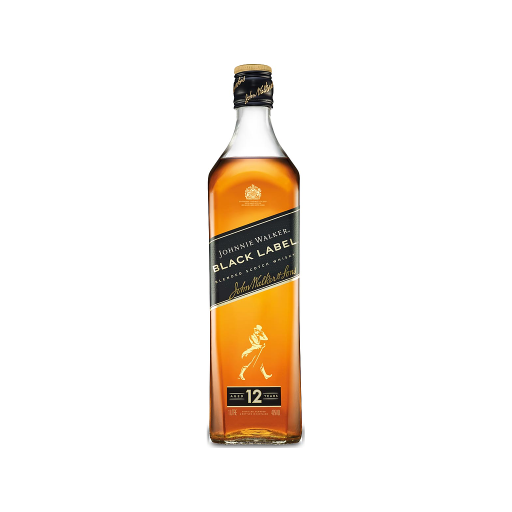 Johnnie Walker Black Label Blended Malt Scotch Whisky 12 years old