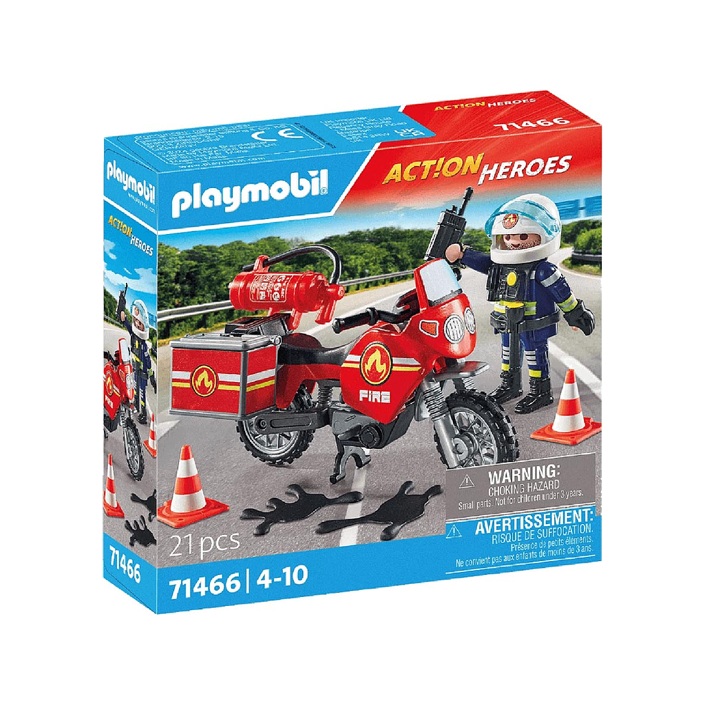 Playmobil Fire motorcycle