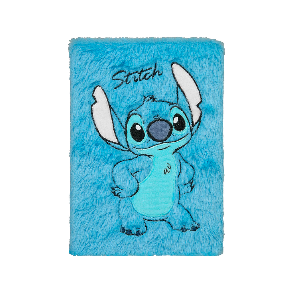 Stitch plush notebook