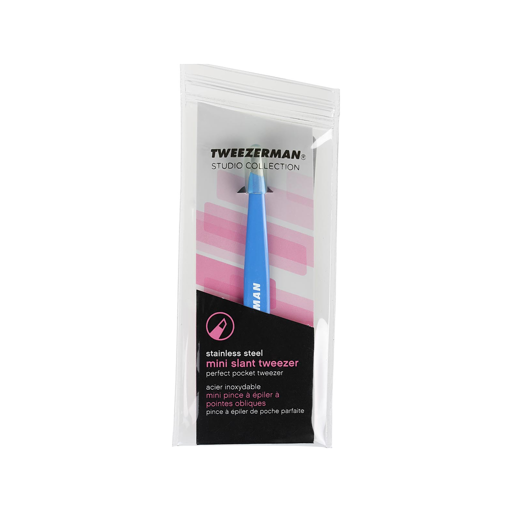 Mini Slant Tweezer Bahma Blue