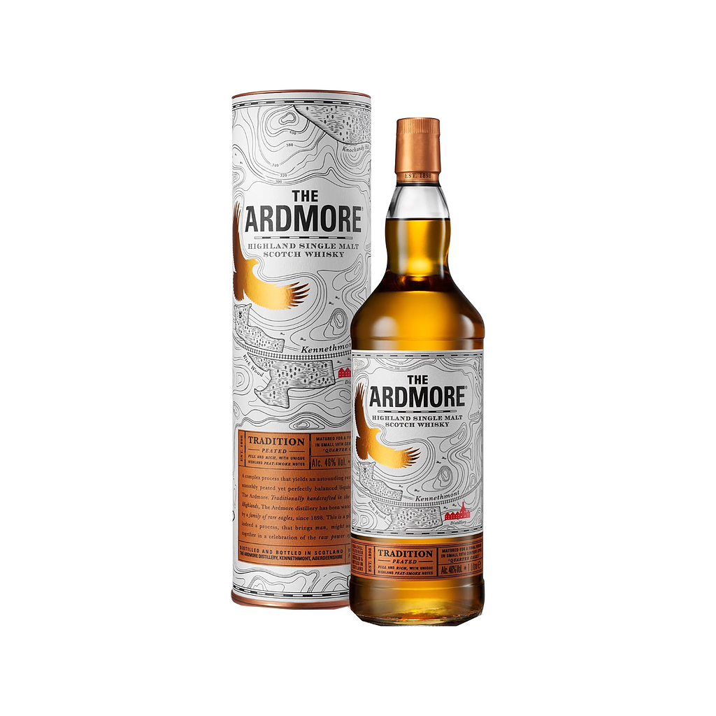 The Ardmore Traditional Peated HIghland Single Malt Scotch Whisky