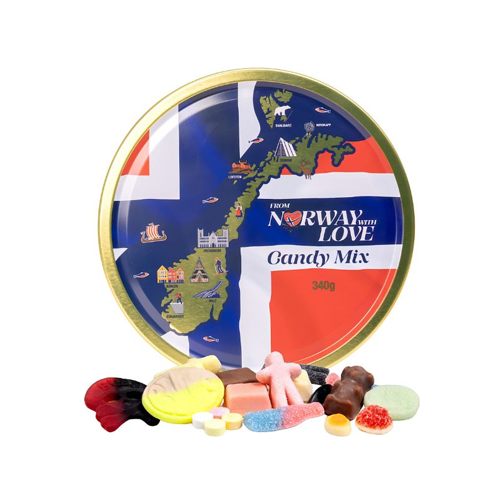 From Norway with Love tin box