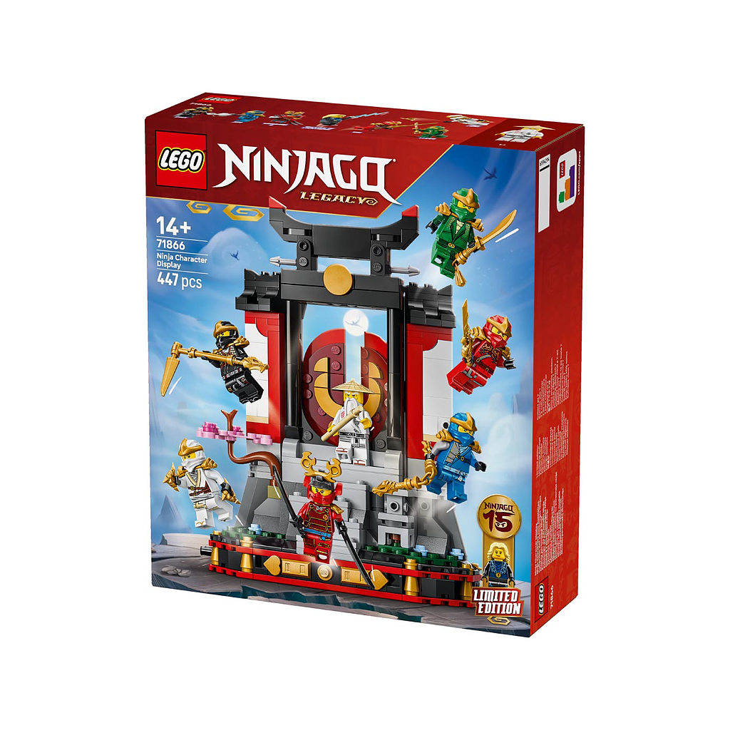 LEGO Ninjago ninja character display 15th anniversary