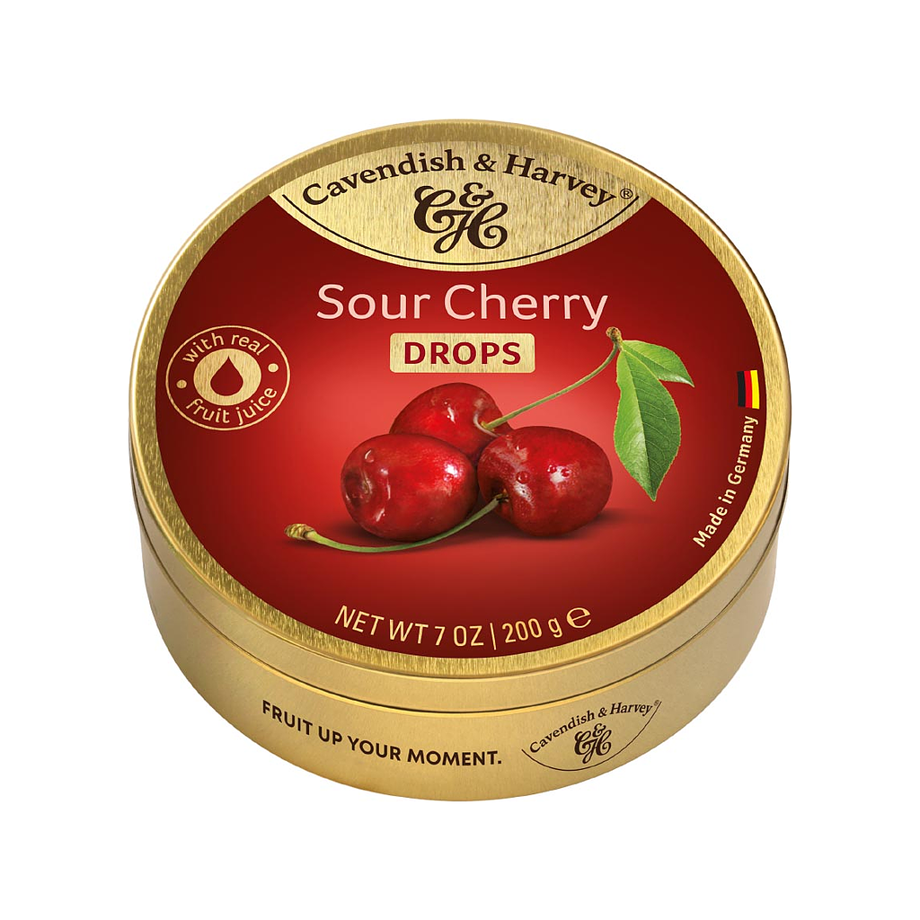 Cavendish & Harvey Sour Cherry Drops 200g