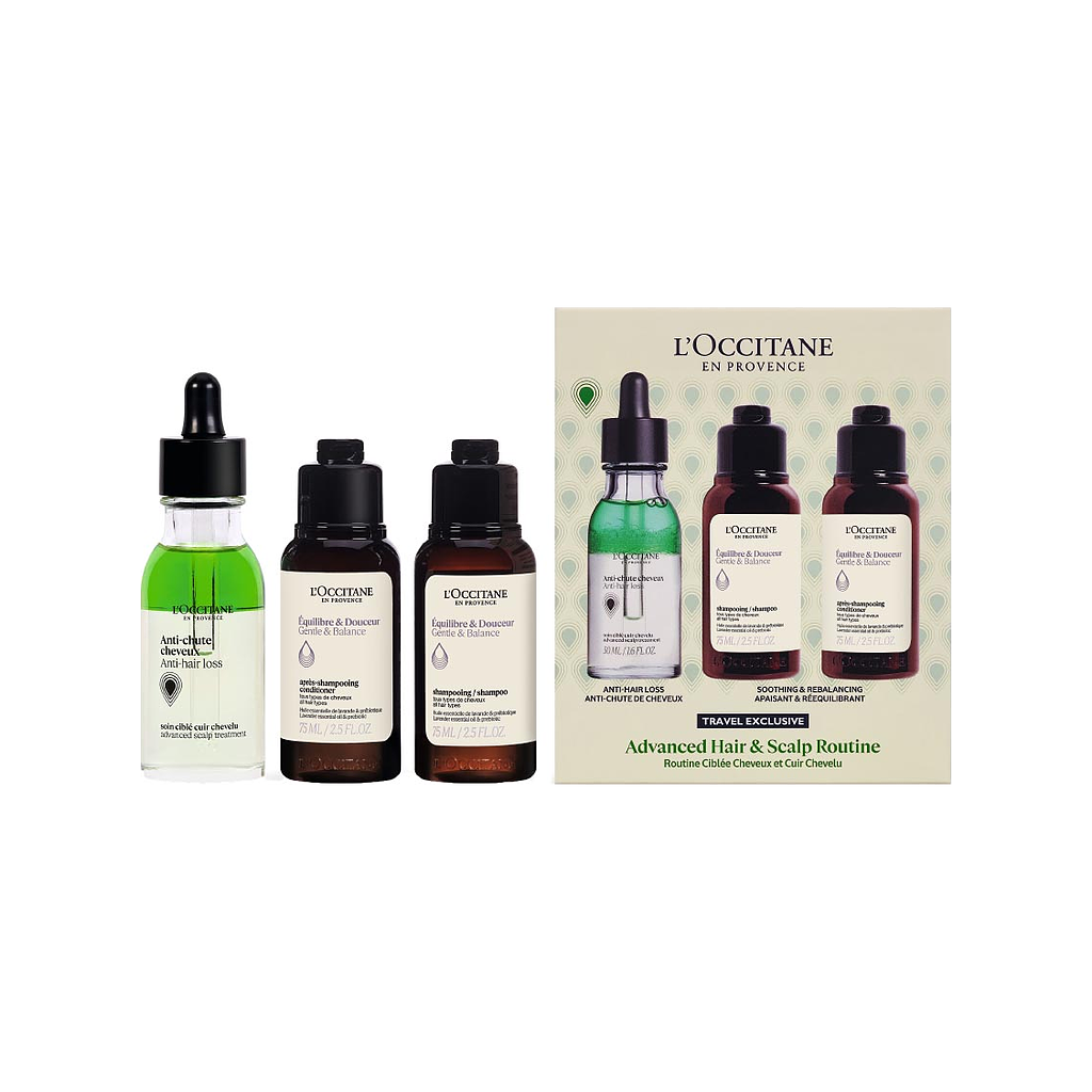 L'Occitane en Provence Advanced Hair & Scalp Routine Set