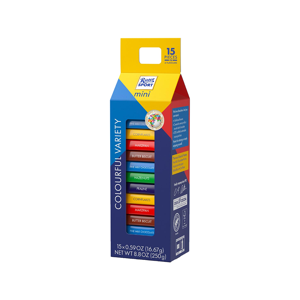 Ritter Sport Mini Tower Variety