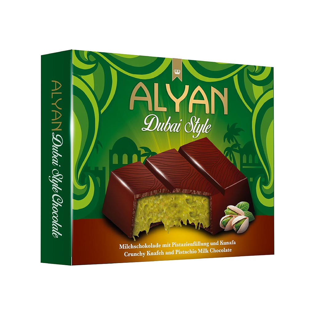 Alyan Dubai Pistasj Sjokolade