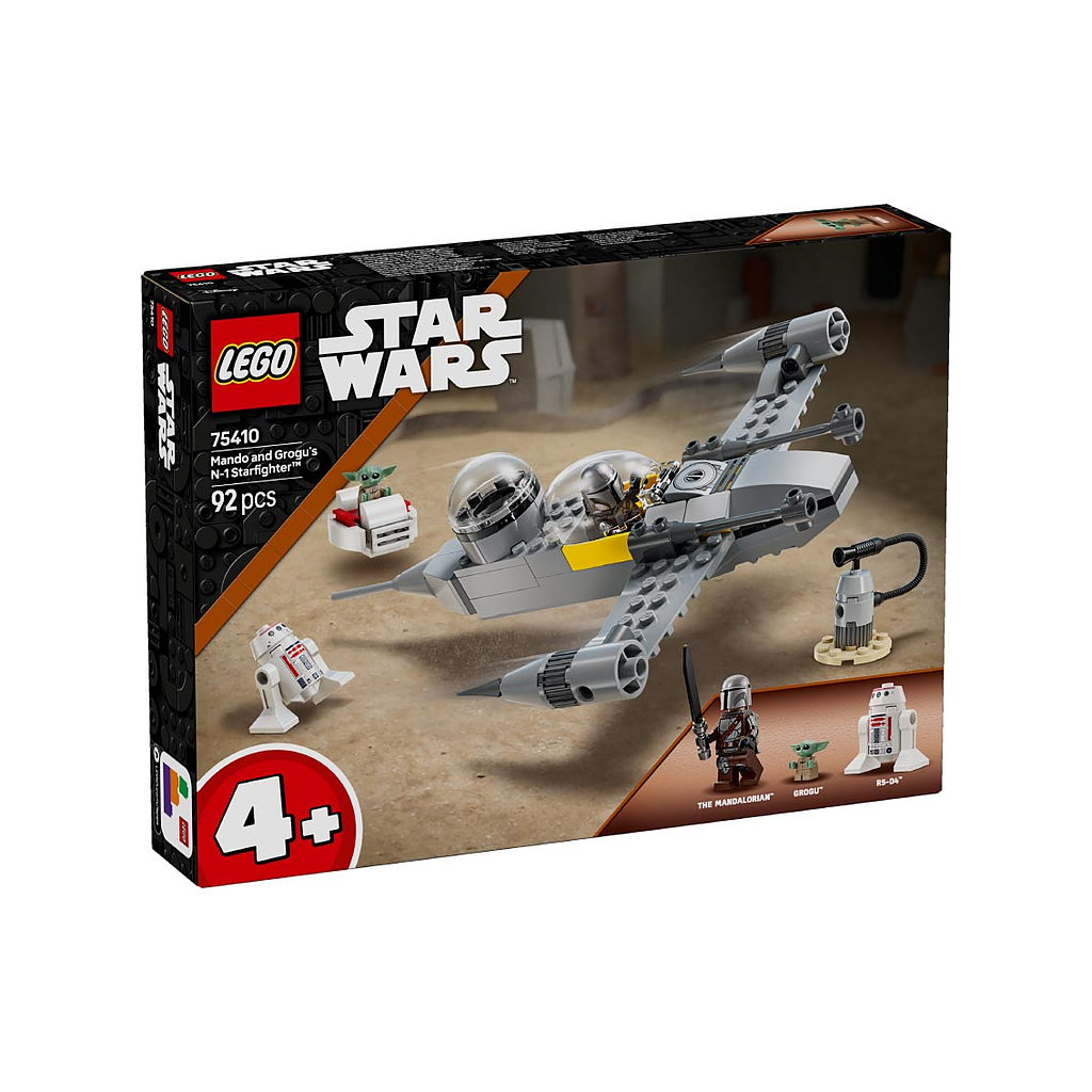 Lego Star Wars Mando and Grogu's n-1 starfighter