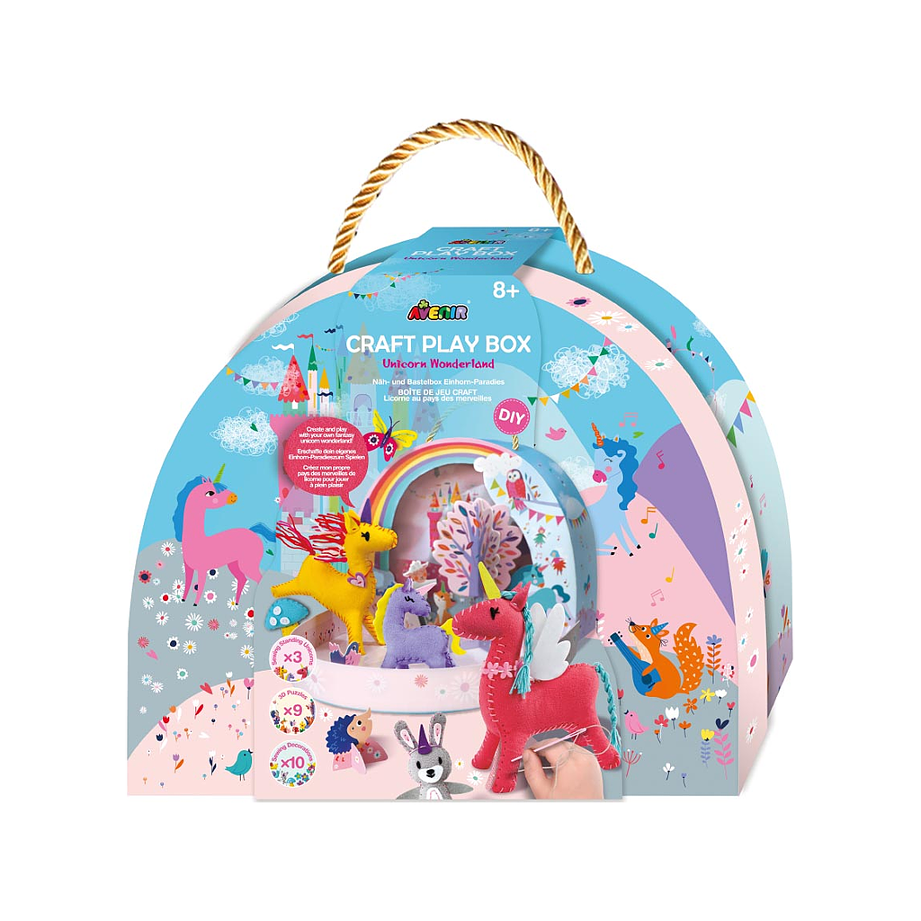 Avenir, craft play box unicorn