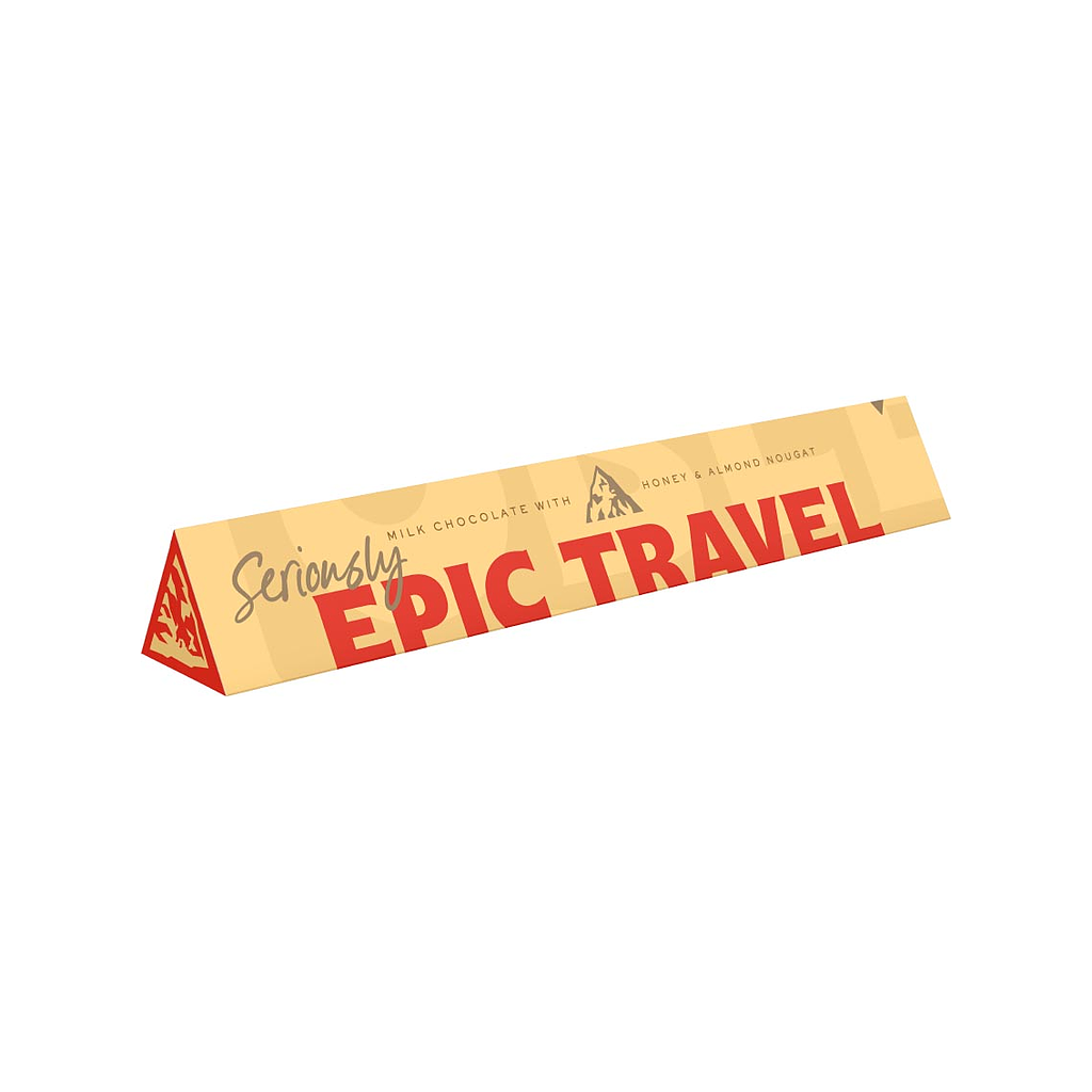 Toblerone Milk Messages bar