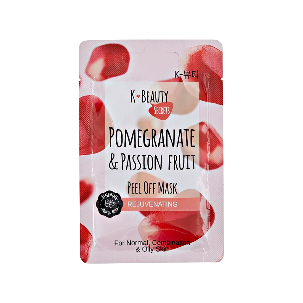 K Beauty Secrets Pomegranate and Passion Fruit Peel Off Mask