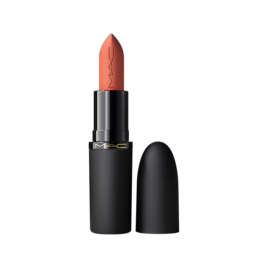 MAC Powder Kiss Hazy Matte Lipstick No 18 Moving on Up