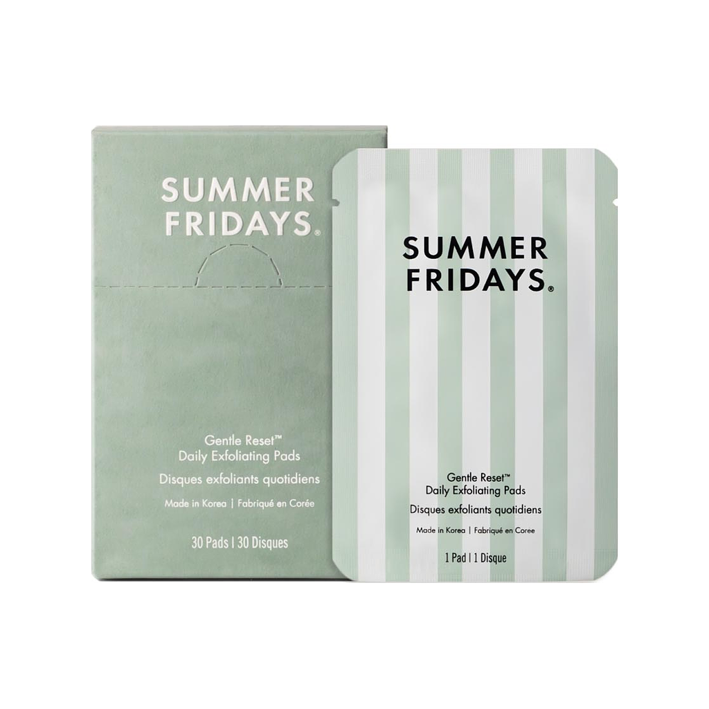 Summer Fridays Gentle Reset 30 Gentle Daily Exfoliating Pads