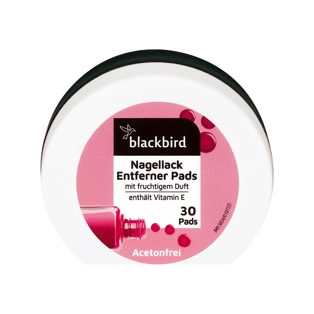 Blackbird Nailpolish Remover Pads 30 pc