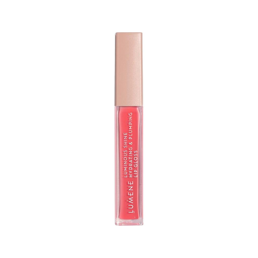 Lumene Luminous Shine Hydrating & Plumping Lip Gloss No 4 Peach Pink