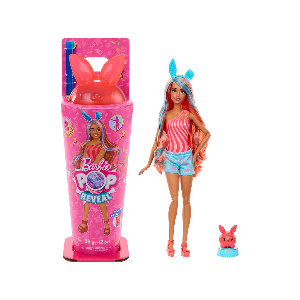 Barbie, Pop Reveal Shakes Series doll - cat