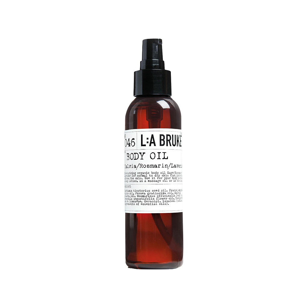 L:A BRUKET 046 Bodyoil Sage/Rosemary/Lavende