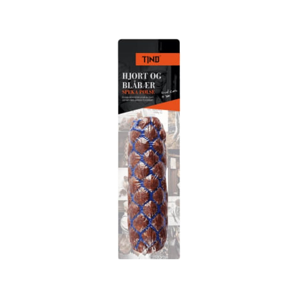 Tind Cured Sausage with Venison & Blueberries