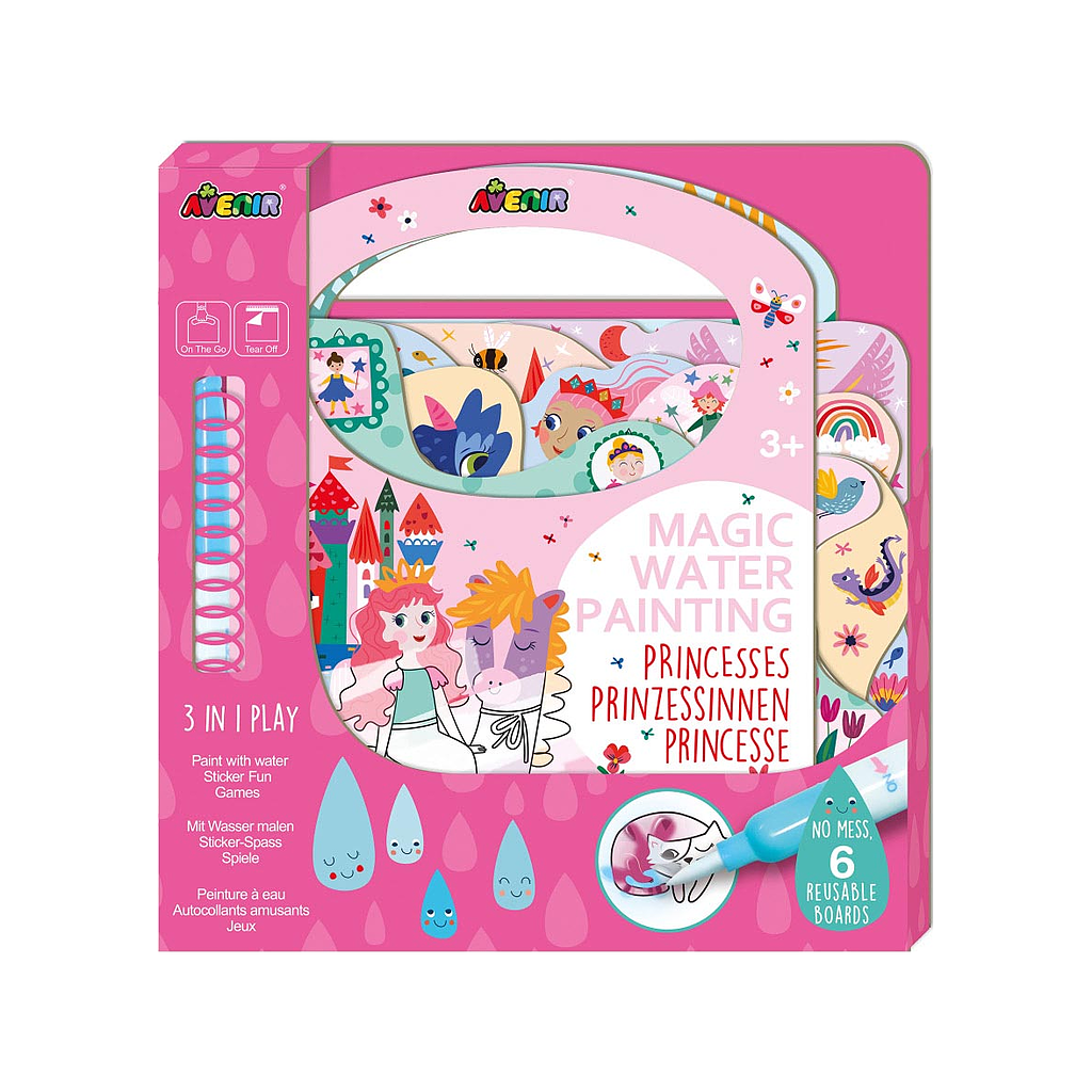 Avenir, magic water painting princesses