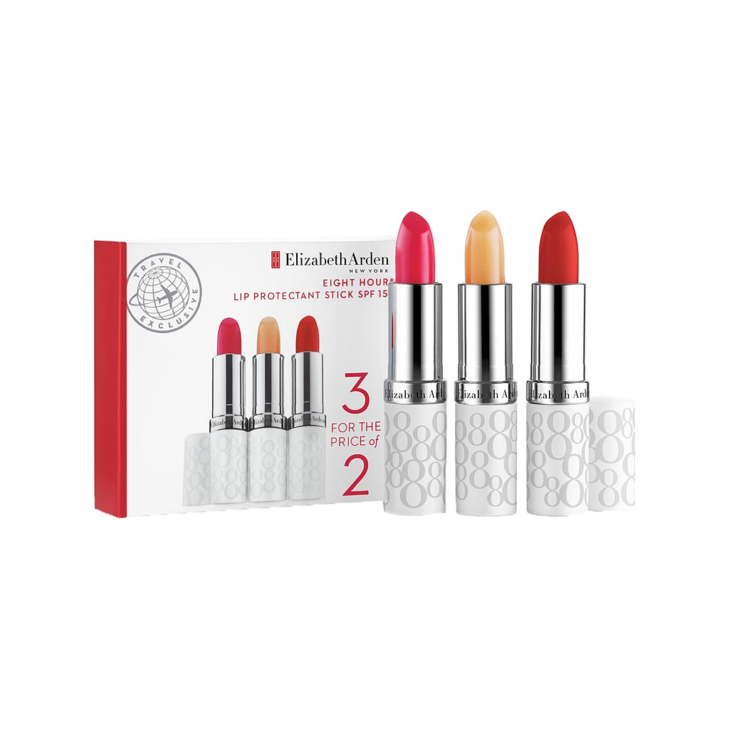 Eight Hour Lip Tints Trio Set SPF15