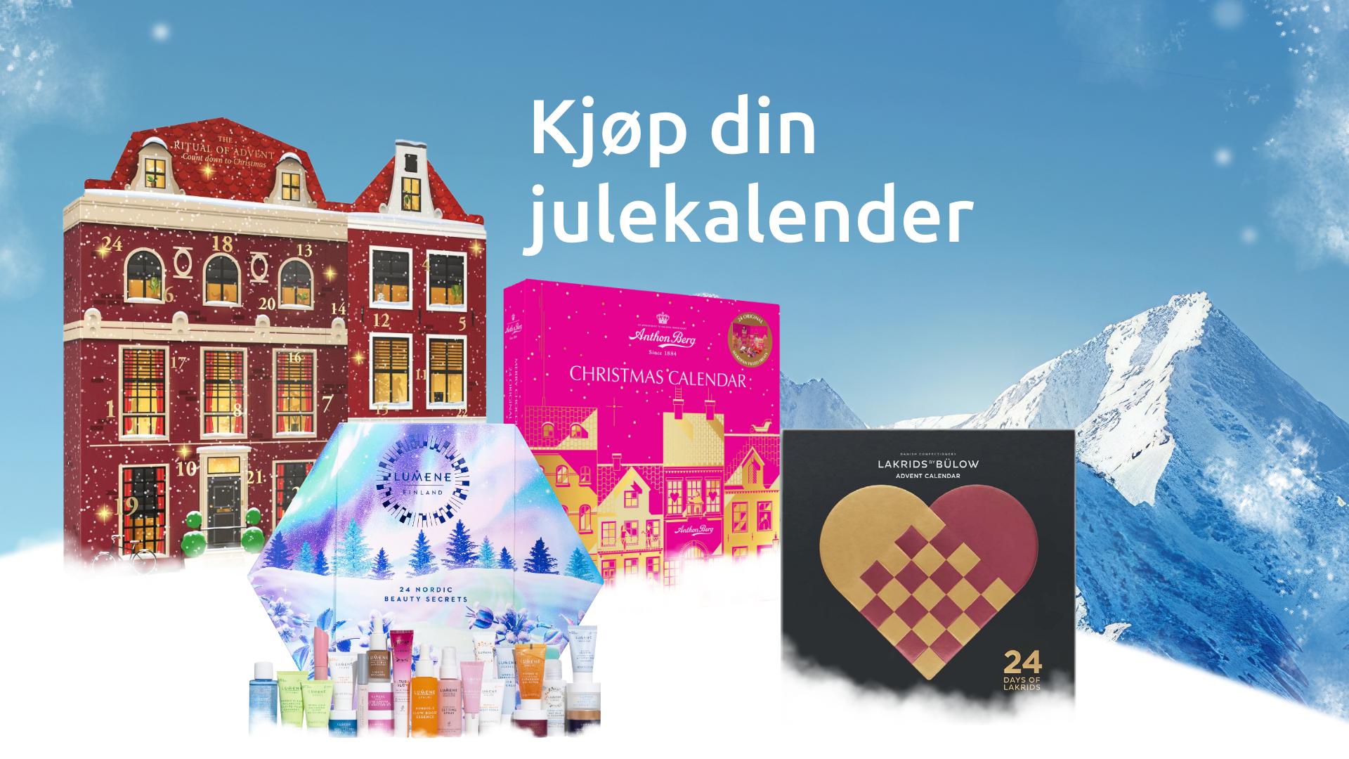 Oppdag våre julekalendere